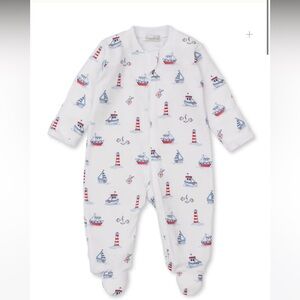 Seas the Day Zip Footie